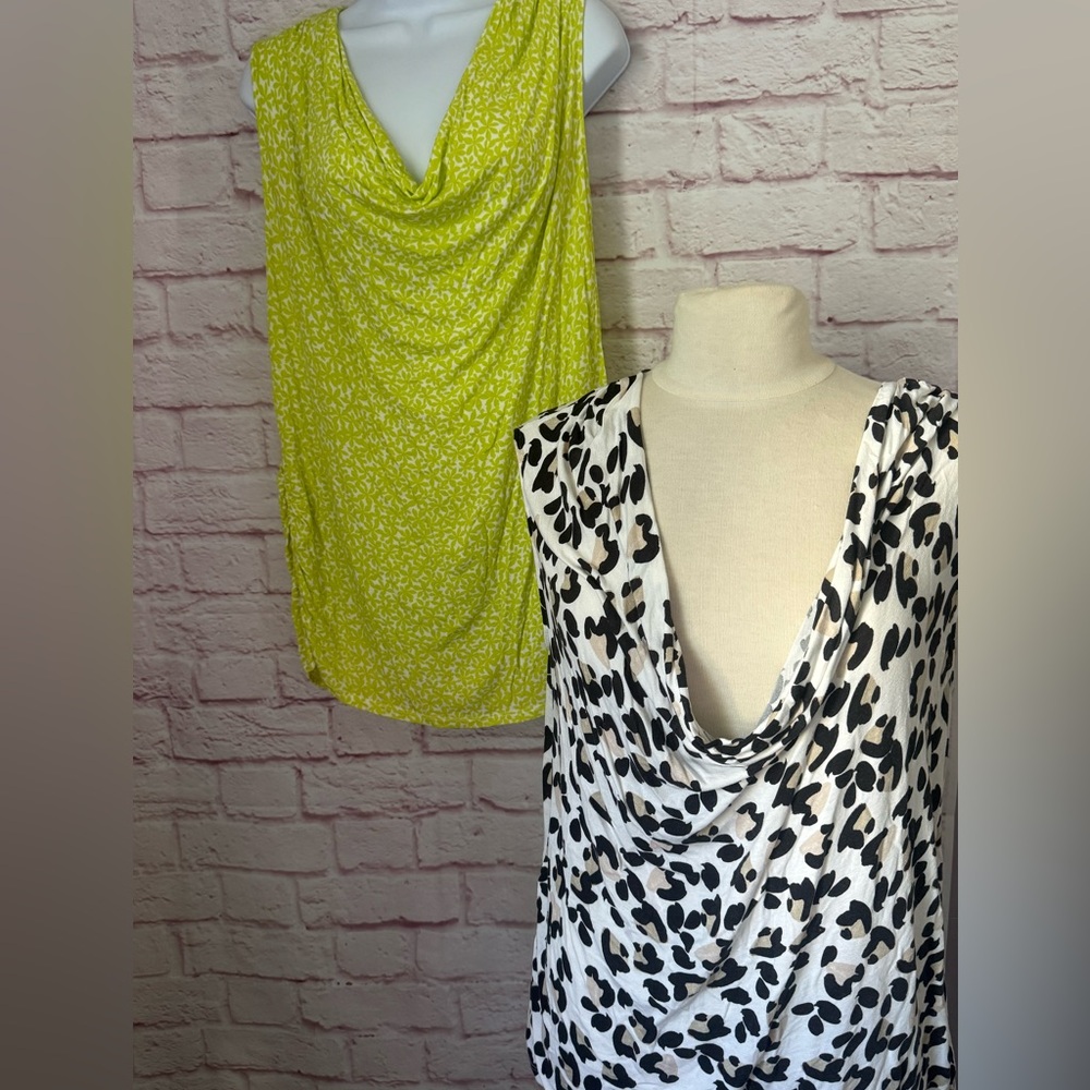 Bundle of 2 Lane Bryant Sleeveless Scoop Neck Top